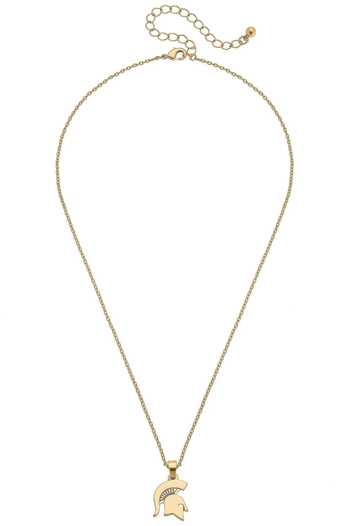 Michigan State Spartans 24K Gold Plated Pendant Necklace sold by Canvas Style product image thumbnail 3