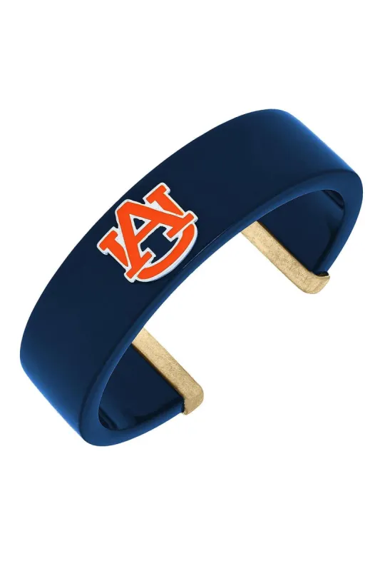 Auburn Tigers Resin Logo Cuff Bracelet sold by Canvas Style