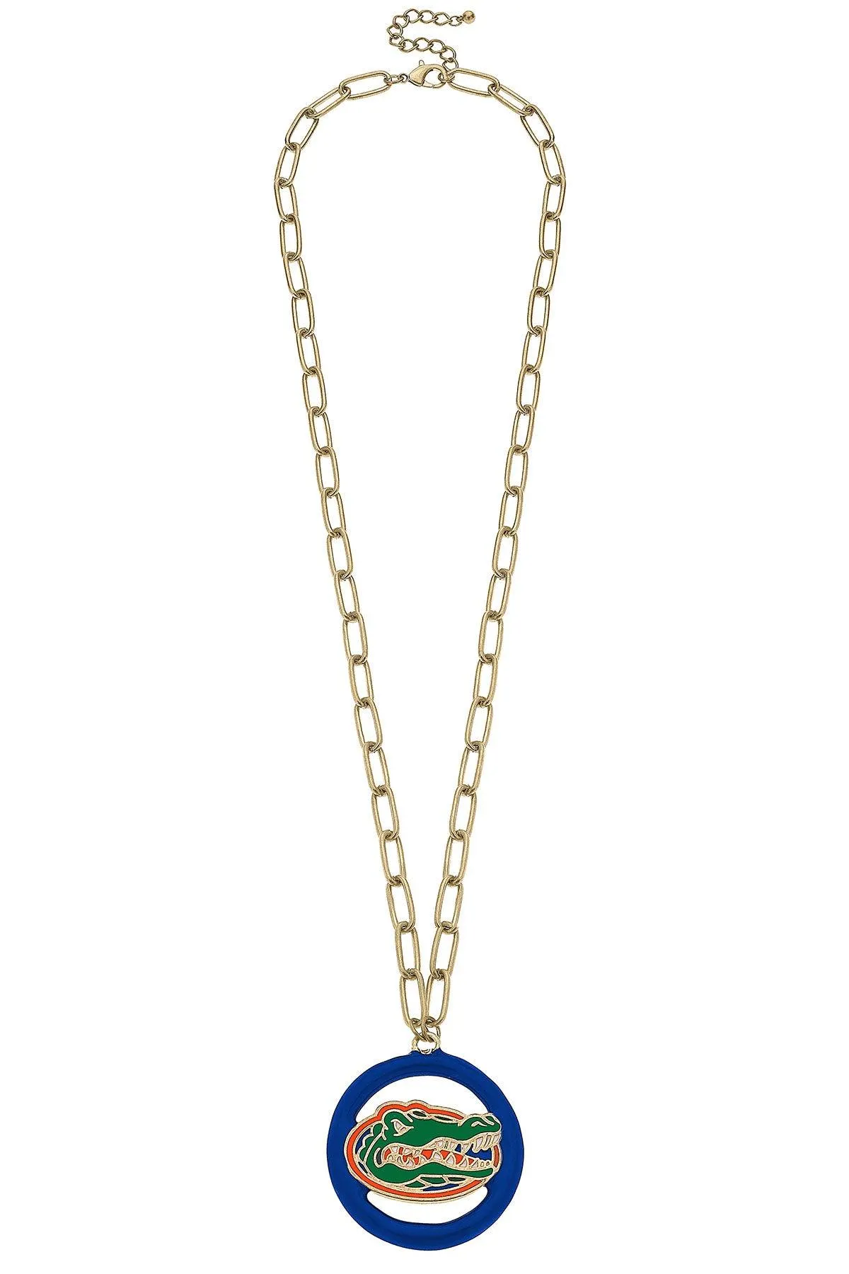 Florida Gators Logo Enamel Medallion 32" Necklace sold by Canvas Style product image thumbnail 2
