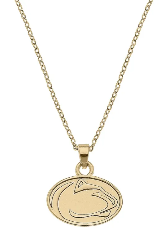 Penn State Nittany Lions 24K Gold Plated Pendant Necklace sold by Canvas Style