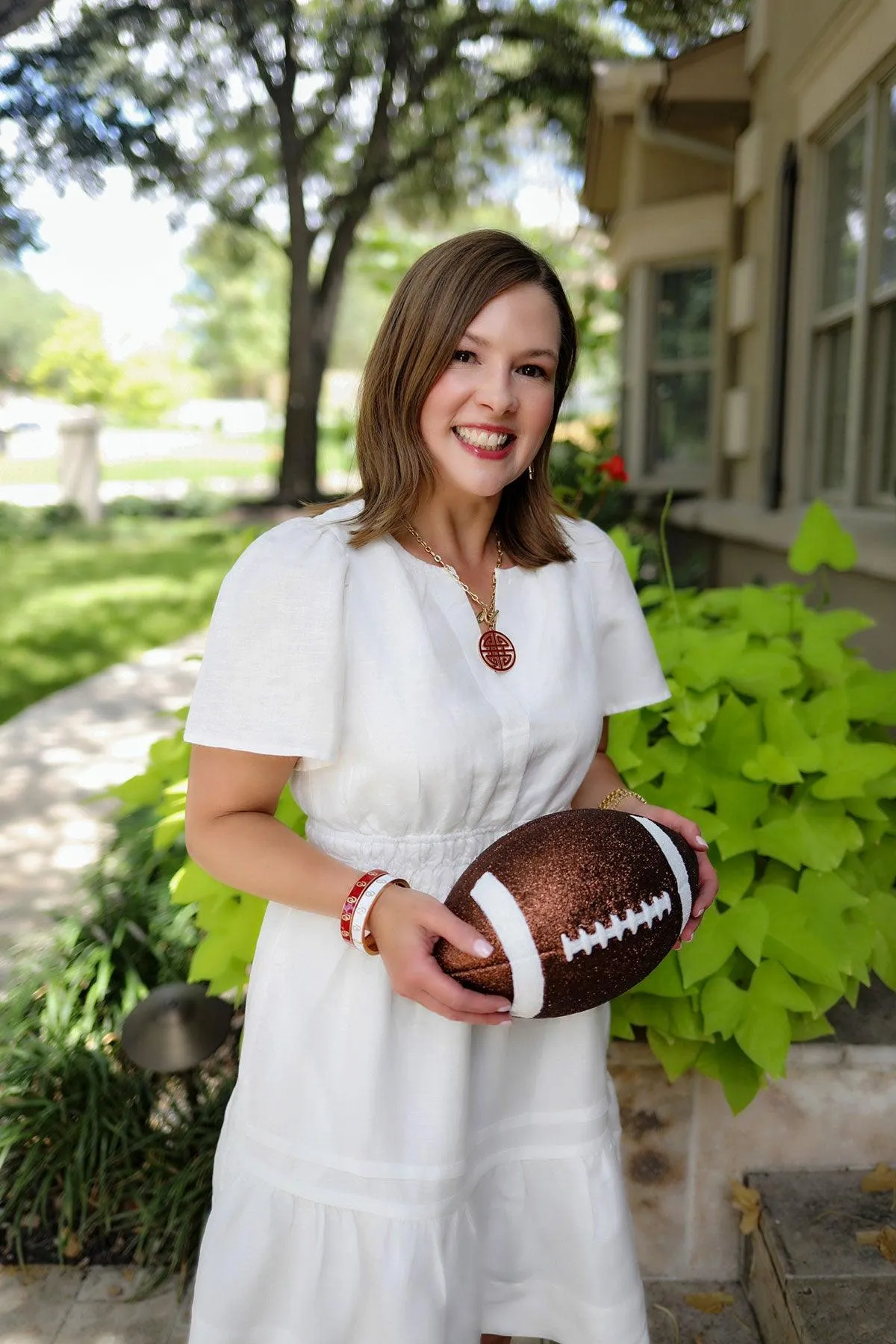 Oklahoma Sooners Enamel Logo Hinge Bangle sold by Canvas Style product image thumbnail 3