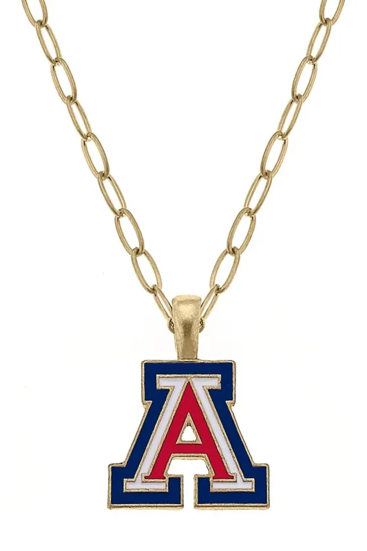 Arizona Wildcats Enamel Pendant Necklace - FINAL SALE sold by Canvas Style