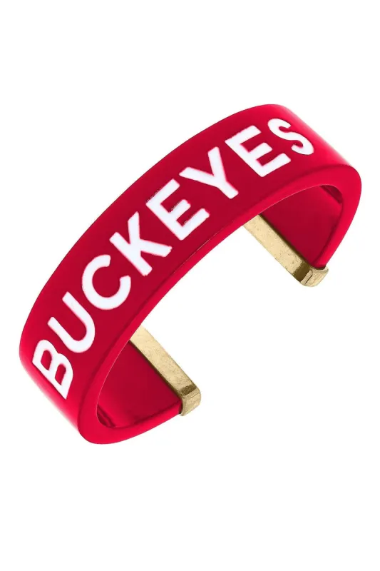 Ohio State Buckeyes Resin Cuff Bracelet sold by Canvas Style