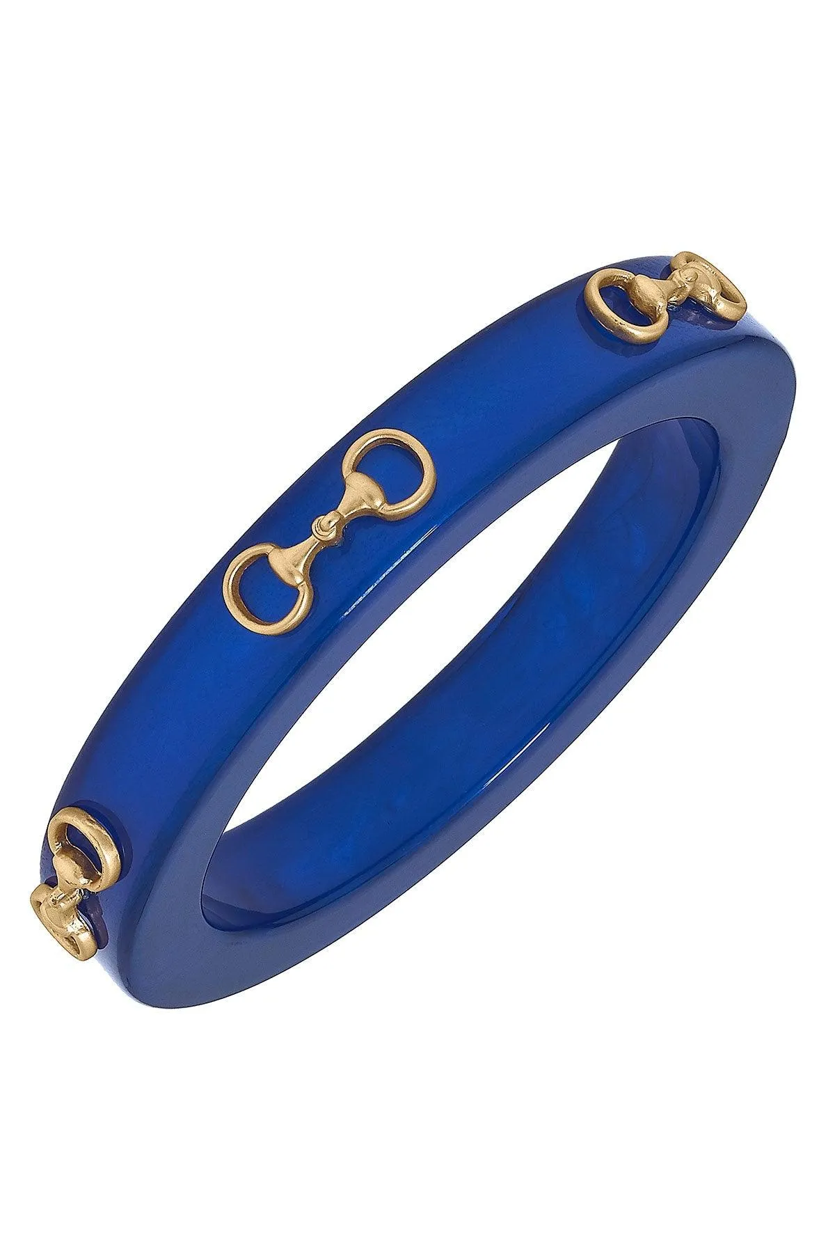 Sutton Horsebit Resin Bangle sold by Canvas Style