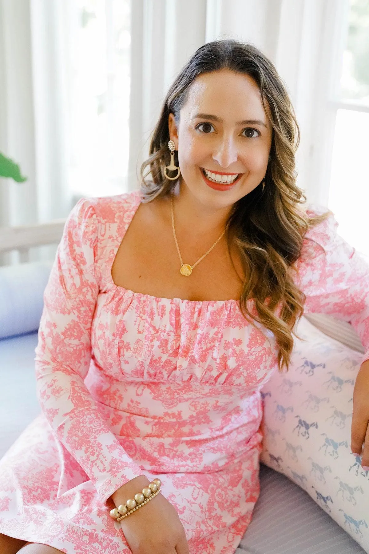 Eleanor 14MM Ball Bead Stretch Bracelet in Worn Gold sold by Canvas Style product image thumbnail 4