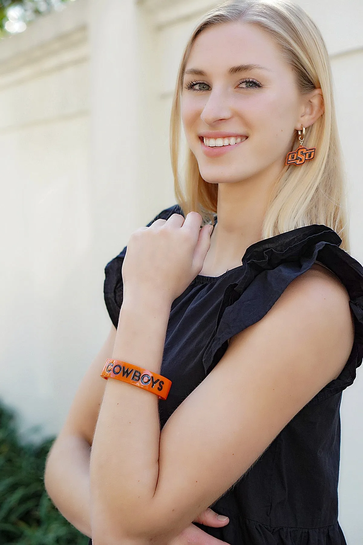 Oklahoma State Cowboys Resin Cuff Bracelet sold by Canvas Style product image thumbnail 2