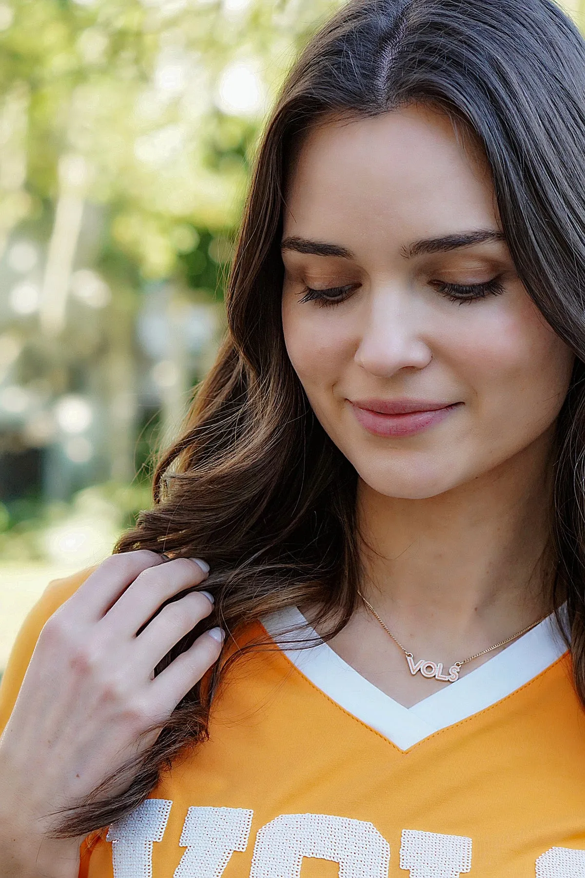 Tennessee Volunteers Outline Enamel Necklace sold by Canvas Style product image thumbnail 2