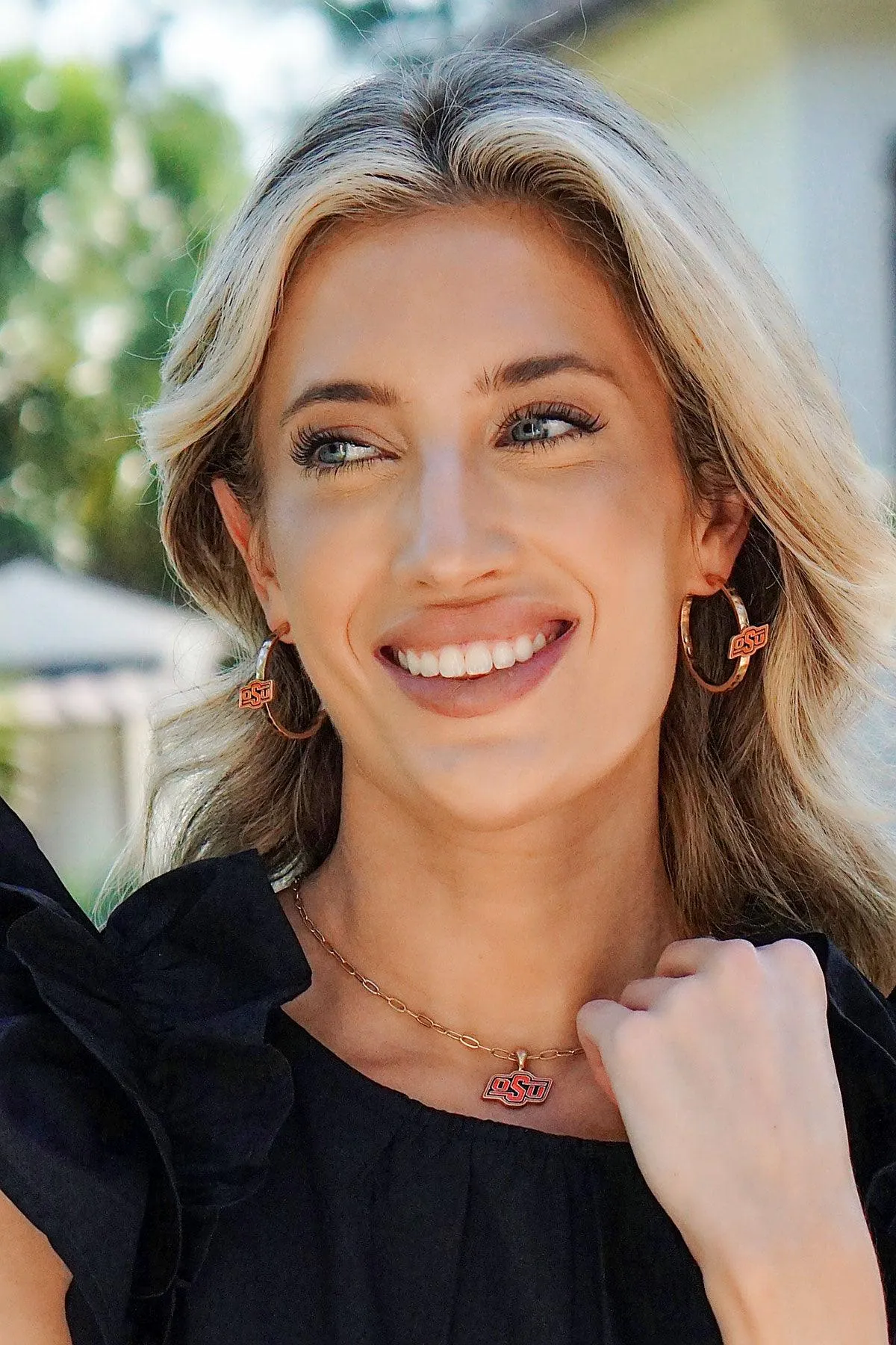 Oklahoma State Cowboys Enamel Pendant Necklace - FINAL SALE sold by Canvas Style product image thumbnail 2