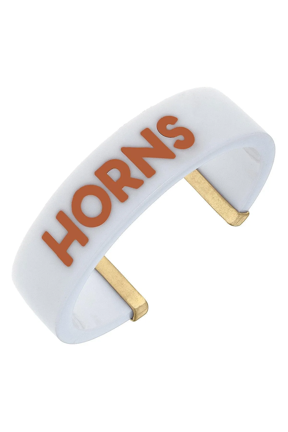 Texas Longhorns Resin Cuff Bracelet sold by Canvas Style