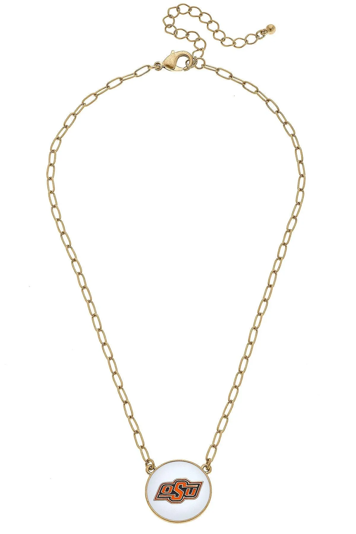 Oklahoma State Cowboys Enamel Disc Pendant Necklace - FINAL SALE sold by Canvas Style product image thumbnail 3