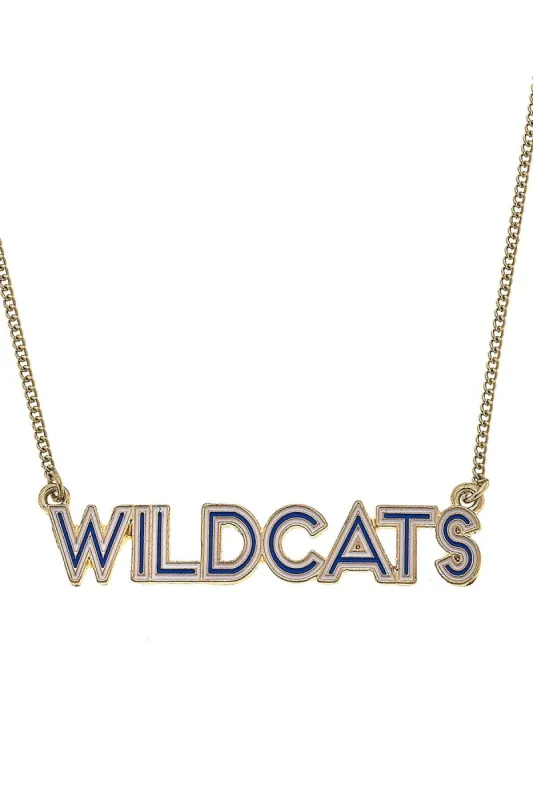 Kentucky Wildcats Outline Enamel Necklace sold by Canvas Style