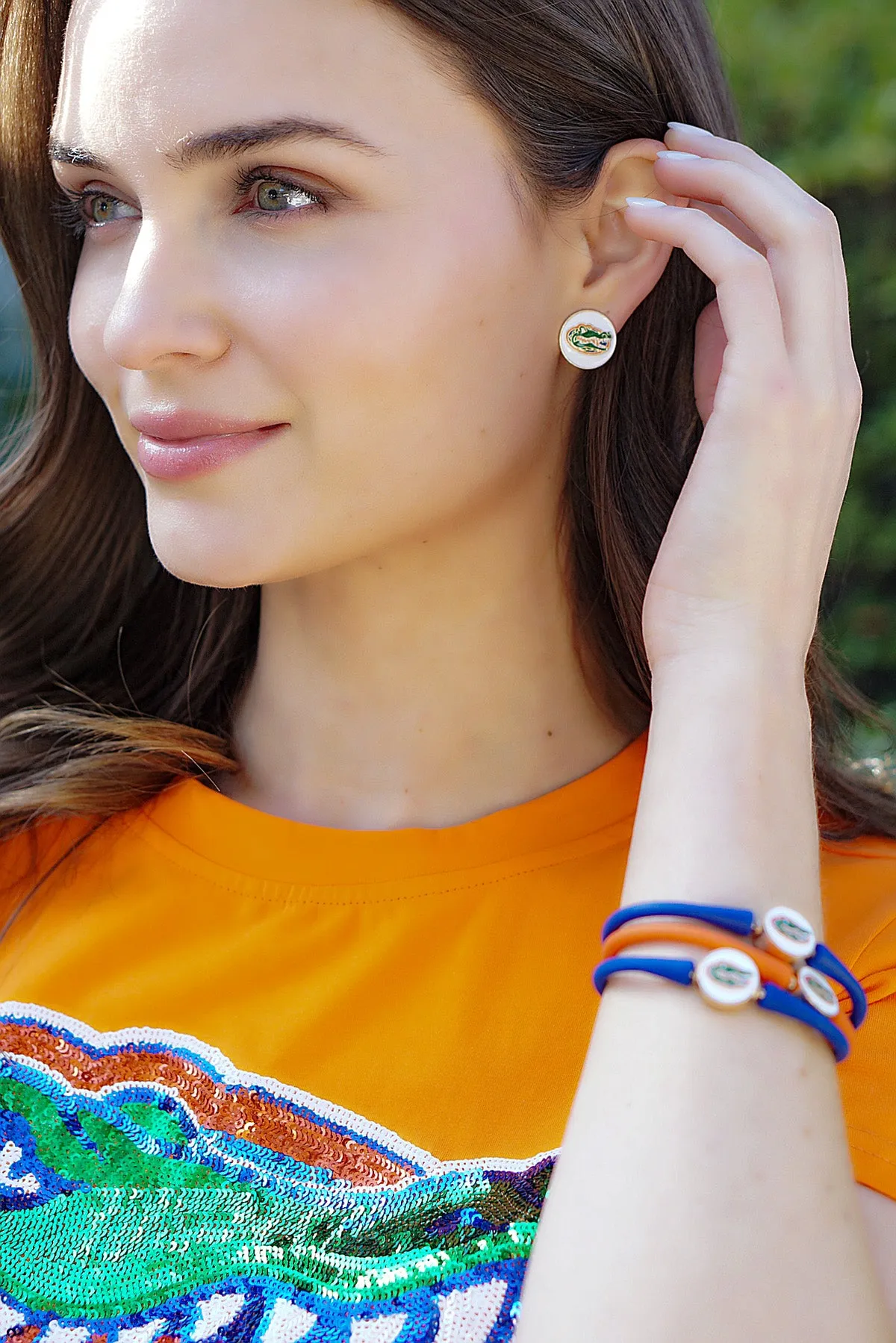 Florida Gators Enamel Silicone Bali Bracelet - FINAL SALE sold by Canvas Style product image thumbnail 2