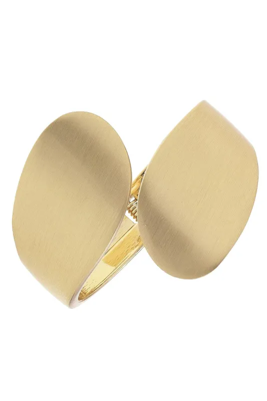 Red Carpet Statement Hinge Bangle sold by Canvas Style