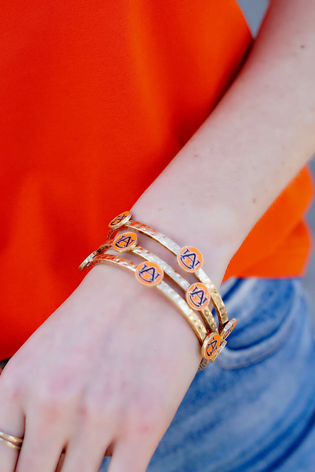 Auburn Tigers Enamel Claudia Bangle sold by Canvas Style product image thumbnail 2