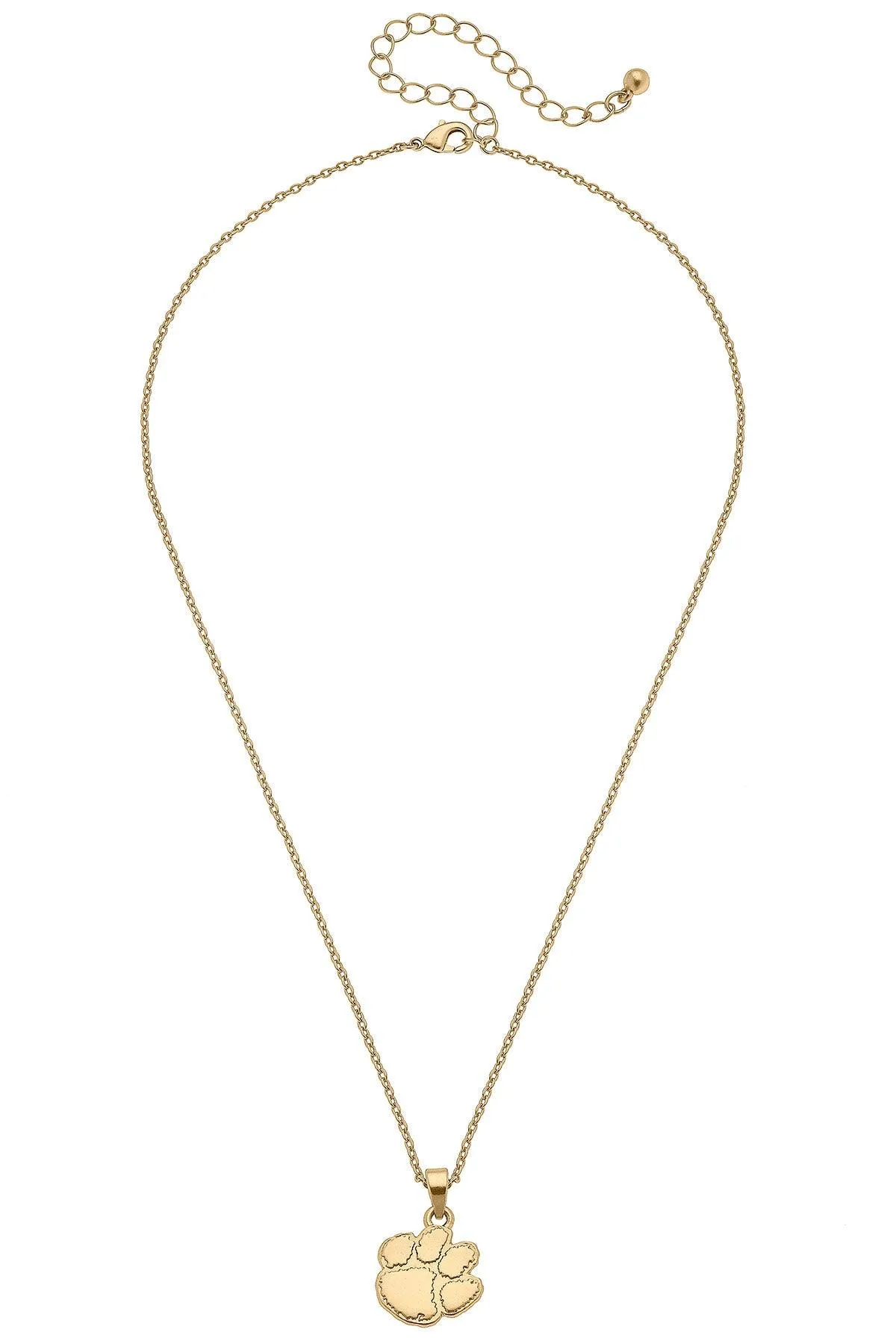 Clemson Tigers 24K Gold Plated Pendant Necklace sold by Canvas Style product image thumbnail 4