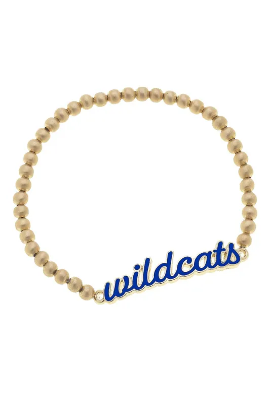Kentucky Wildcats Enamel Script Stretch Bracelet sold by Canvas Style
