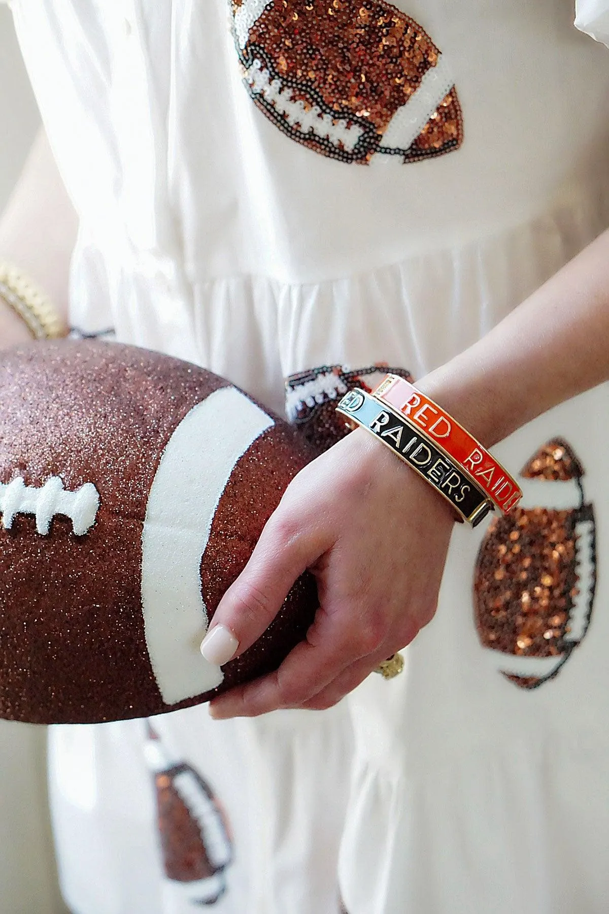 Texas Tech Red Raiders Enamel Hinge Bangle- FINAL SALE sold by Canvas Style product image thumbnail 2