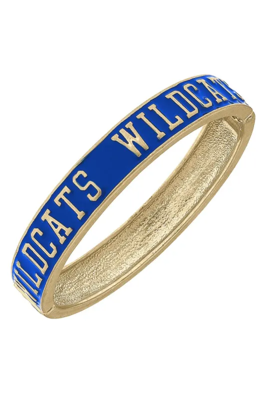 Kentucky Wildcats Enamel Hinge Bangle sold by Canvas Style