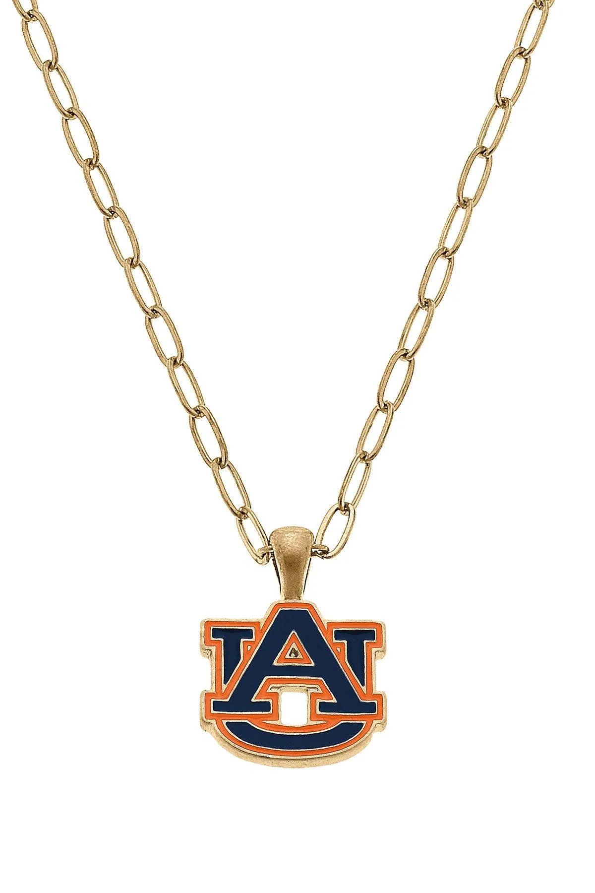 Auburn Tigers Enamel Pendant Necklace - FINAL SALE sold by Canvas Style