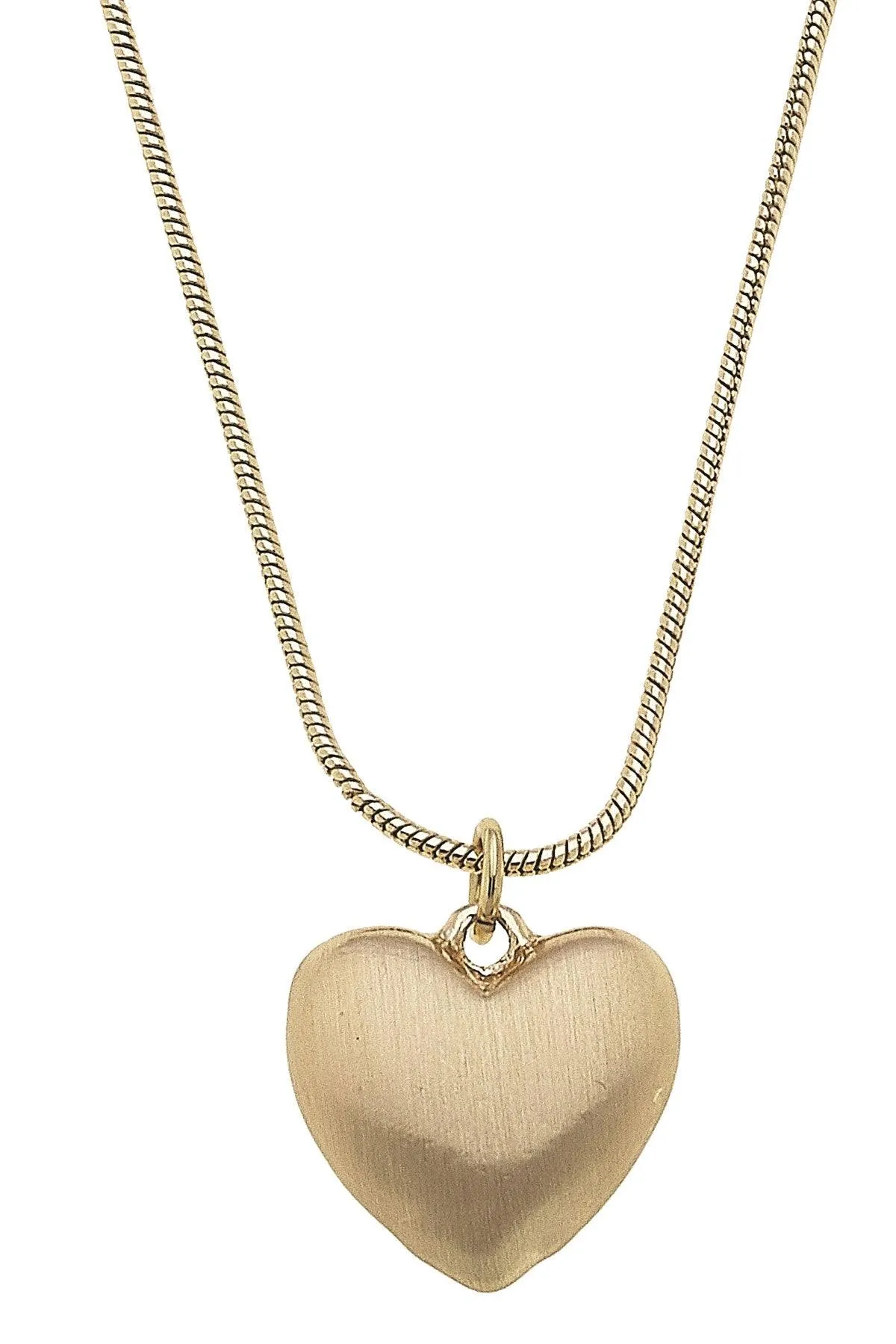 Icon Puffed Heart Necklace sold by Canvas Style