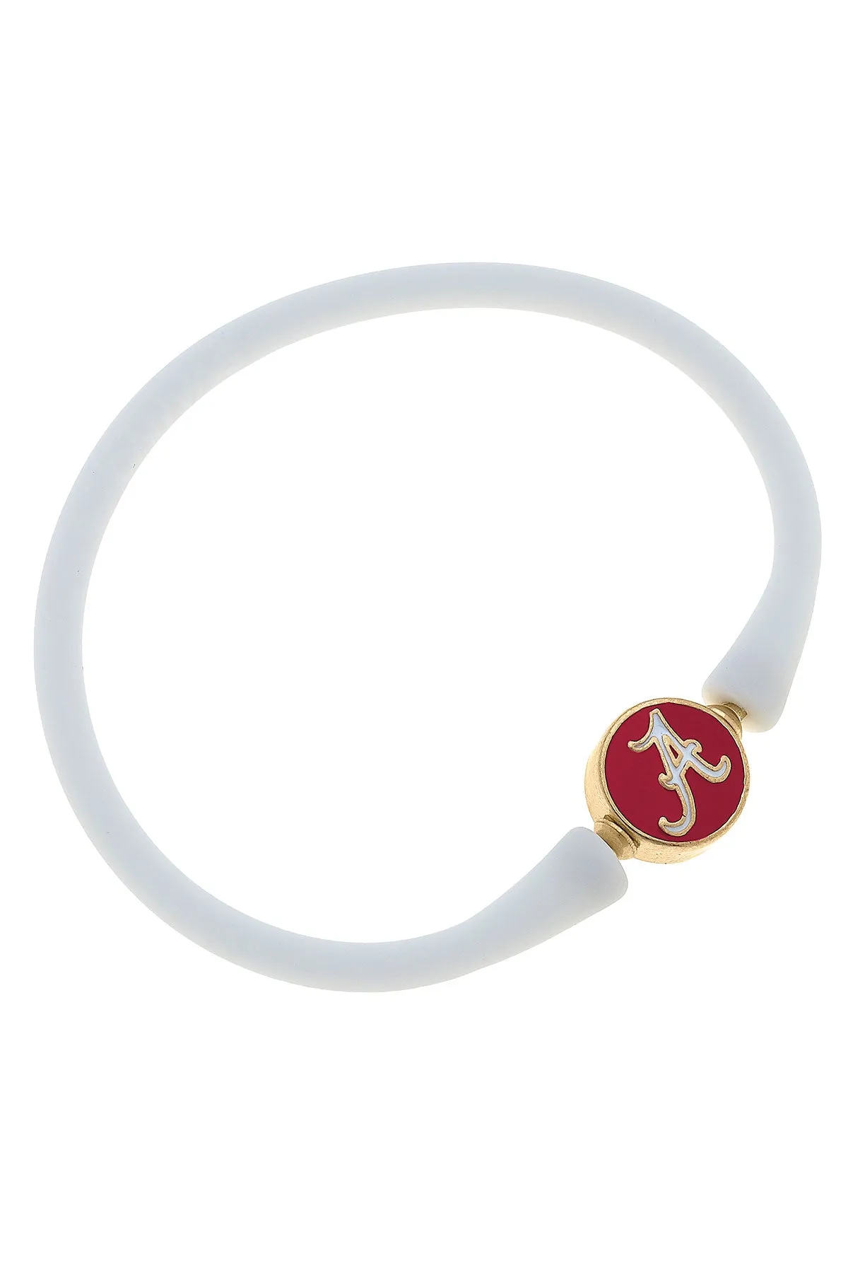 Alabama Crimson Tide Silicone Bali Bracelet - FINAL SALE sold by Canvas Style