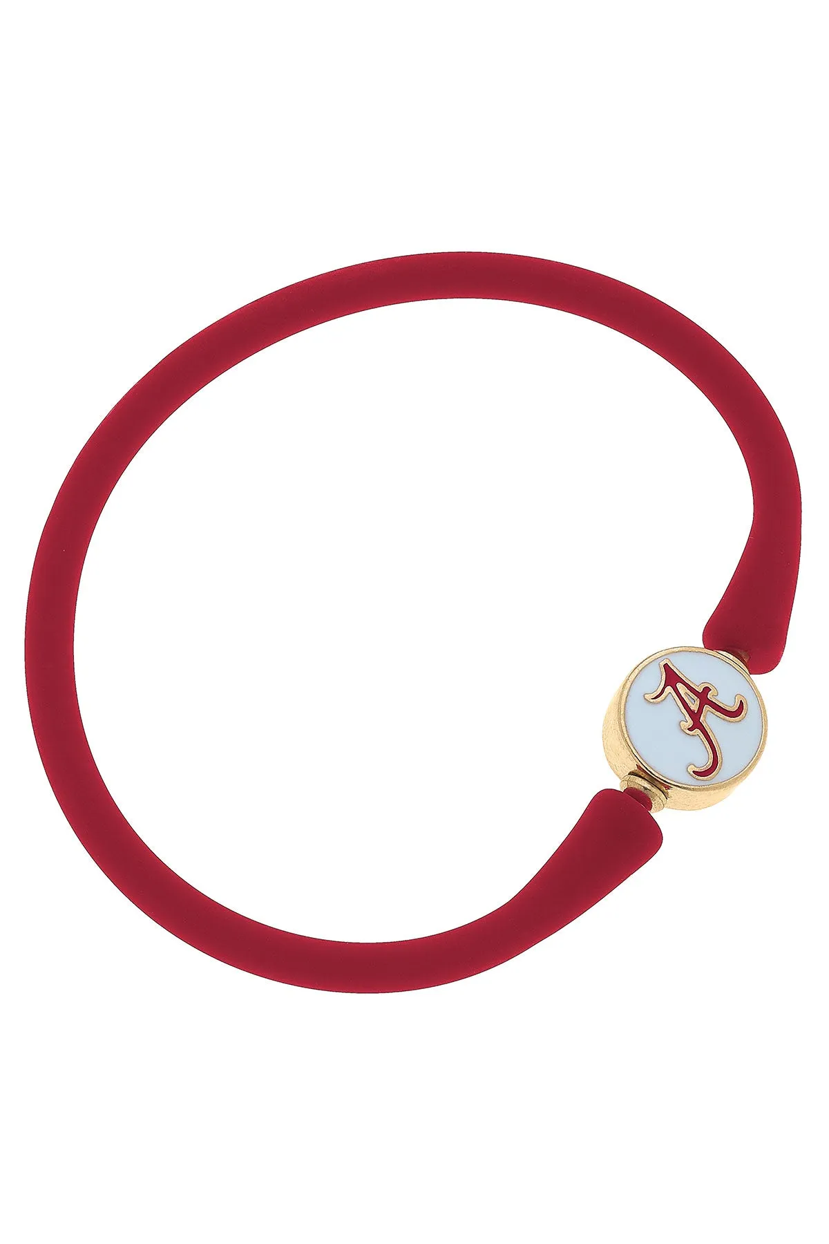 Alabama Crimson Tide Silicone Bali Bracelet - FINAL SALE sold by Canvas Style