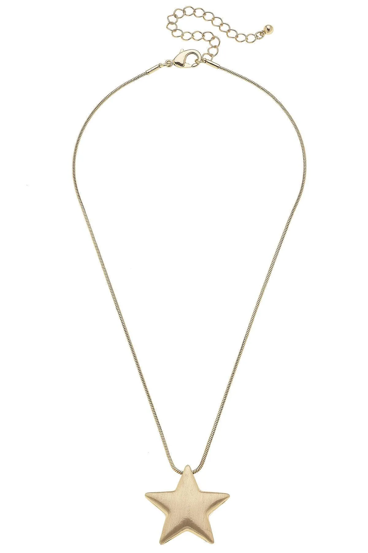 Icon Puffed Star Necklace sold by Canvas Style product image thumbnail 3