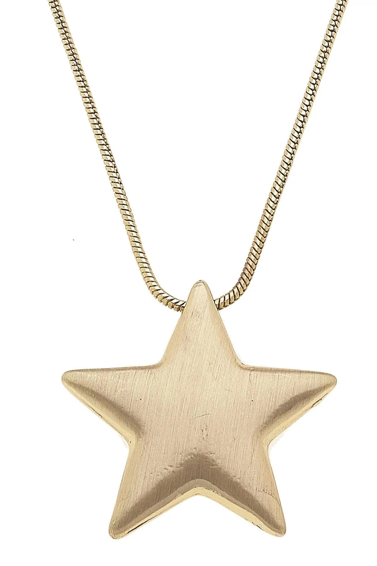 Icon Puffed Star Necklace sold by Canvas Style