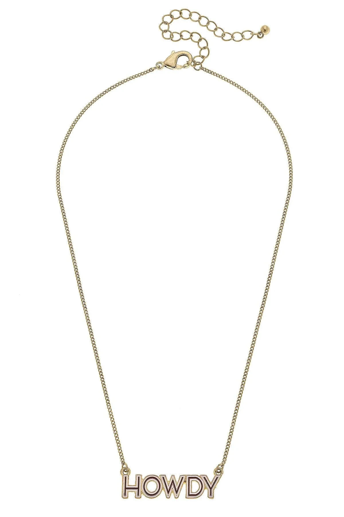 Texas A&M Aggies Outline Enamel Necklace sold by Canvas Style product image thumbnail 3