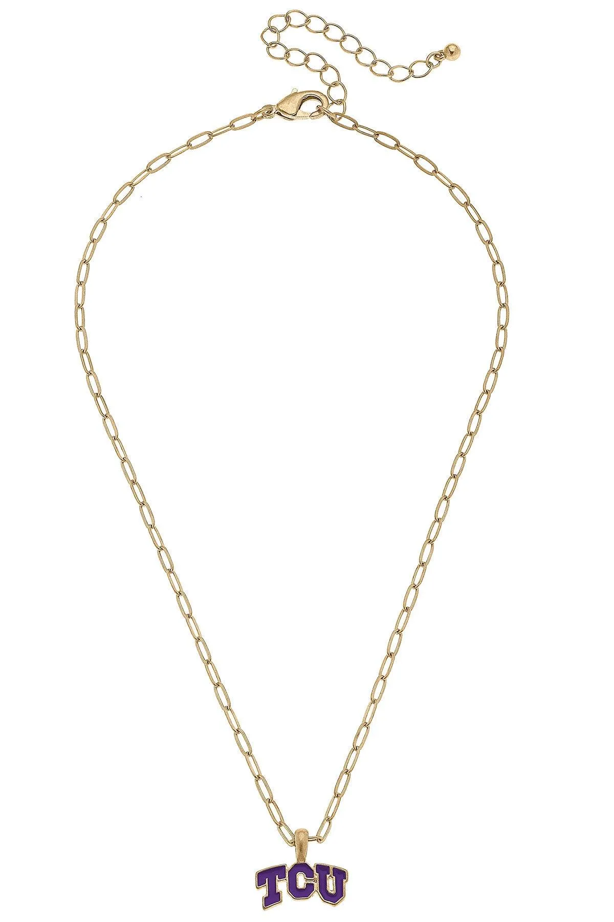 TCU Horned Frogs Enamel Pendant Necklace - FINAL SALE sold by Canvas Style product image thumbnail 3