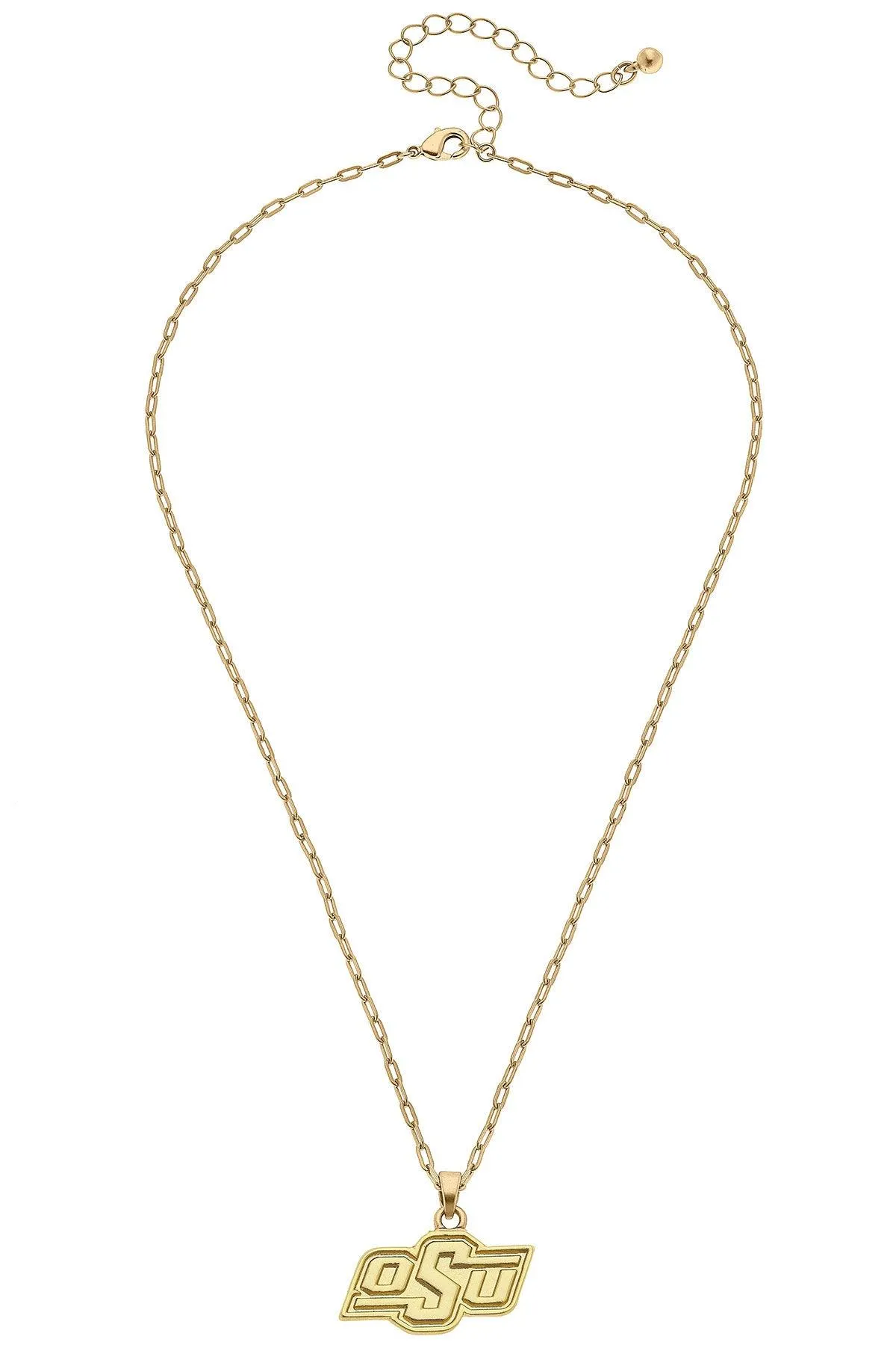Oklahoma State Cowboys 24K Gold Plated Pendant Necklace sold by Canvas Style product image thumbnail 3