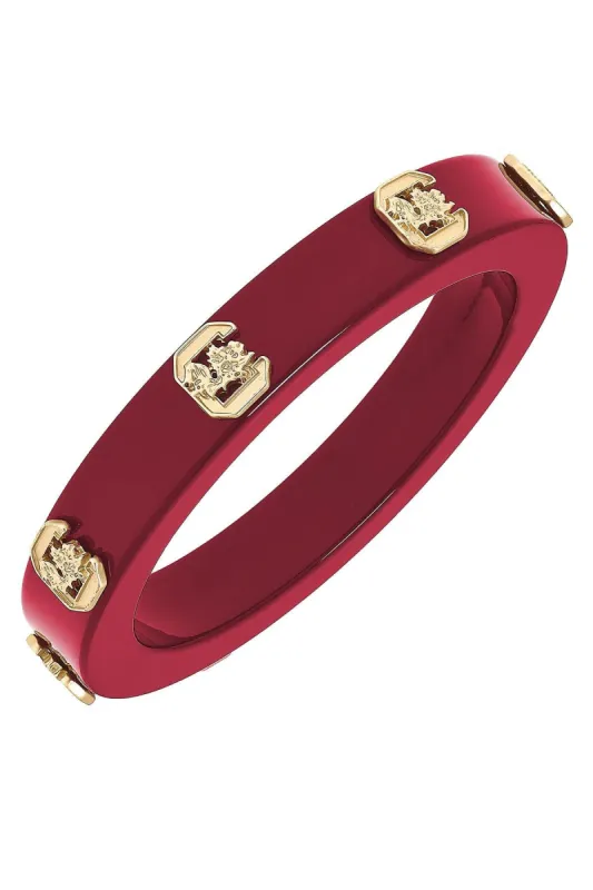 South Carolina Gamecocks Resin Logo Bangle - FINAL SALE sold by Canvas Style