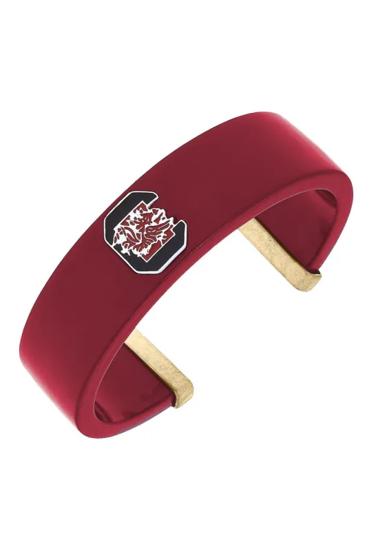 South Carolina Gamecocks Resin Logo Cuff Bracelet sold by Canvas Style