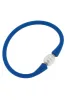 Bali Freshwater Pearl Silicone Bracelet in Blue - FINAL SALE sold by Canvas Style