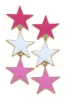 Stars Linked Enamel Statement Earrings sold by Canvas Style