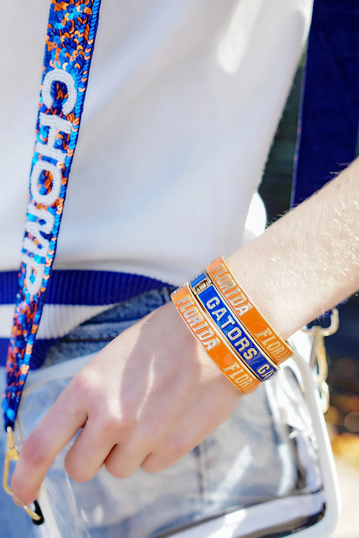 Florida Gators Enamel Hinge Bangle - FINAL SALE sold by Canvas Style product image thumbnail 2