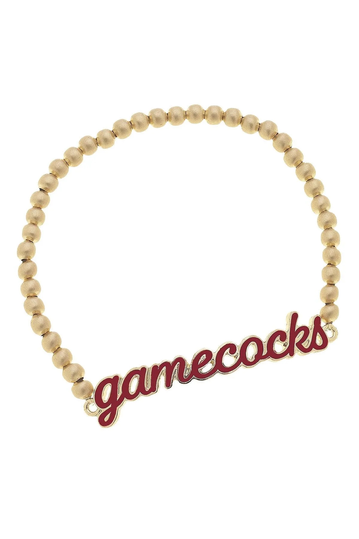 South Carolina Gamecocks Enamel Script Stretch Bracelet sold by Canvas Style