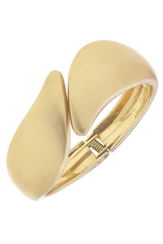 Icon Statement Hinge Bangle sold by Canvas Style