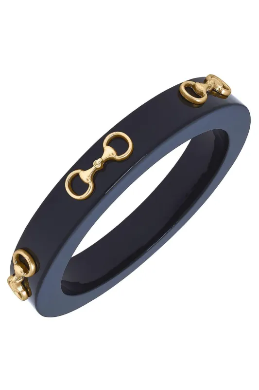Sutton Horsebit Resin Bangle sold by Canvas Style