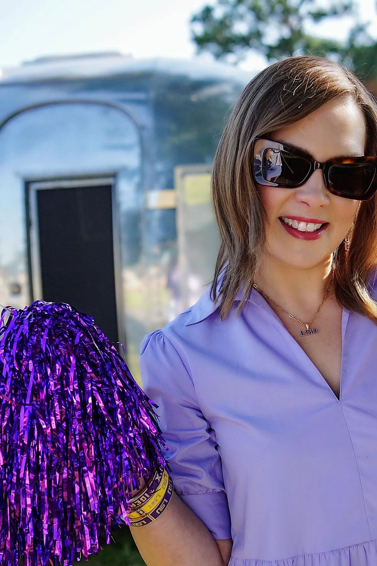 LSU Tigers Enamel Pendant Necklace sold by Canvas Style product image thumbnail 5