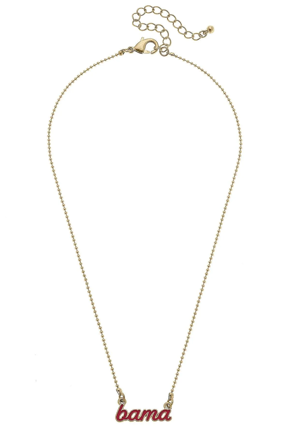 Alabama Crimson Tide Enamel Script Necklace sold by Canvas Style product image thumbnail 3