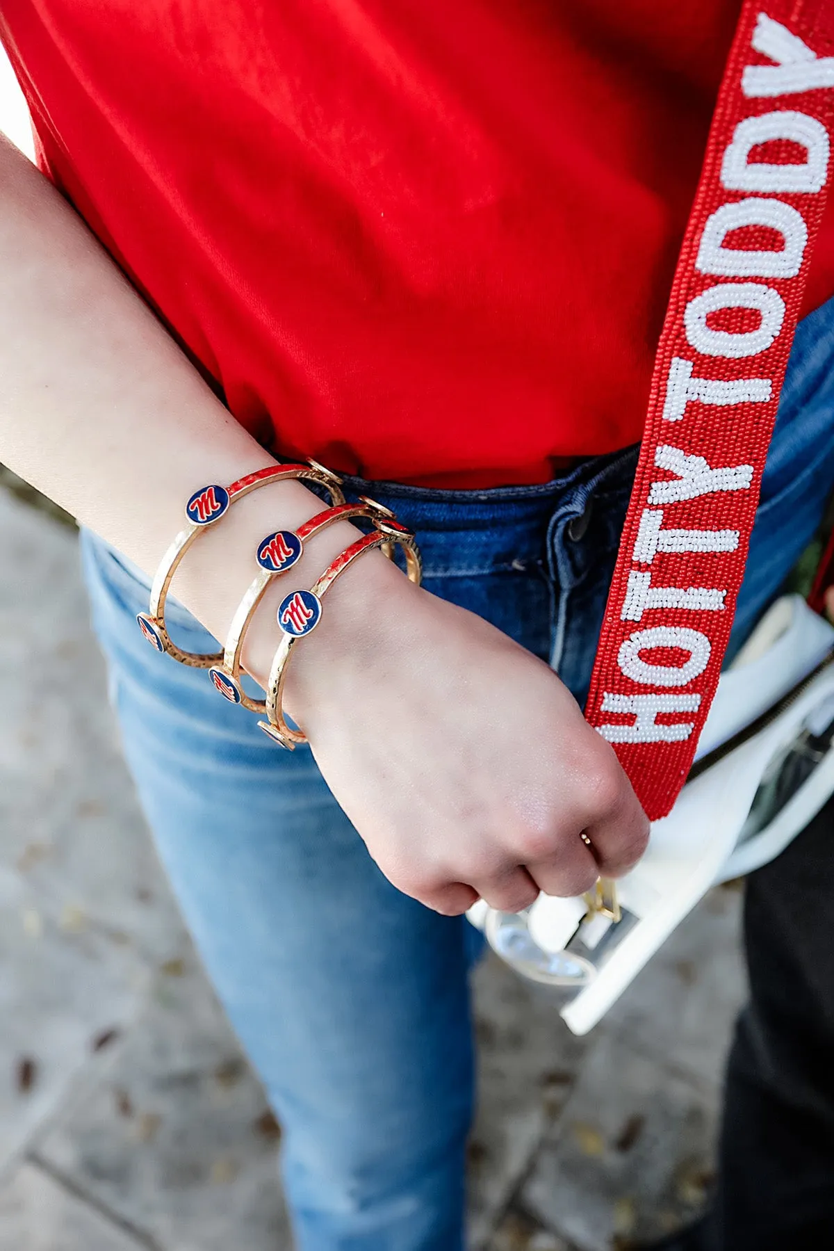 Ole Miss Rebels Enamel Claudia Bangle sold by Canvas Style product image thumbnail 2