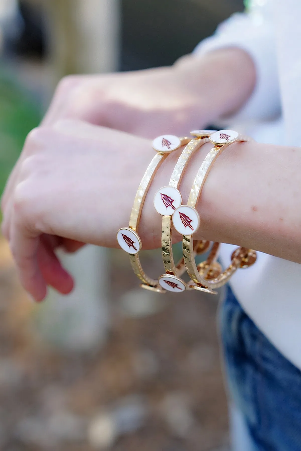 Florida State Seminoles Enamel Claudia Bangle sold by Canvas Style product image thumbnail 2