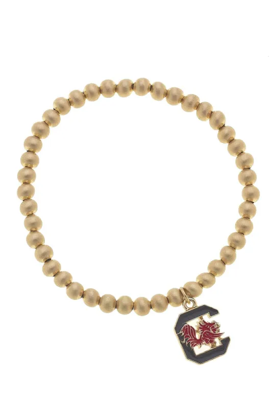 South Carolina Gamecocks Ball Bead Stretch Bracelet sold by Canvas Style