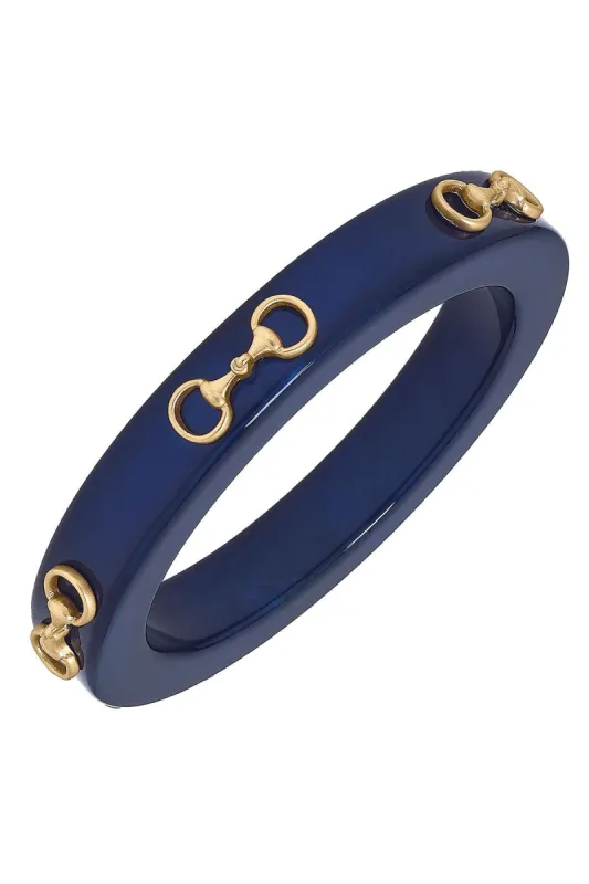 Sutton Horsebit Resin Bangle sold by Canvas Style