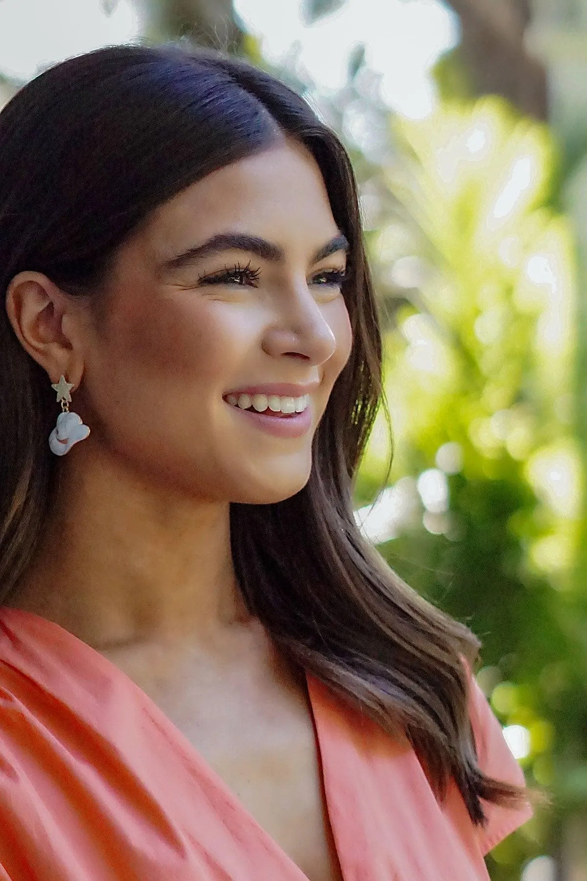 Rodeo Star Cowboy Hat Enamel Earrings sold by Canvas Style product image thumbnail 2