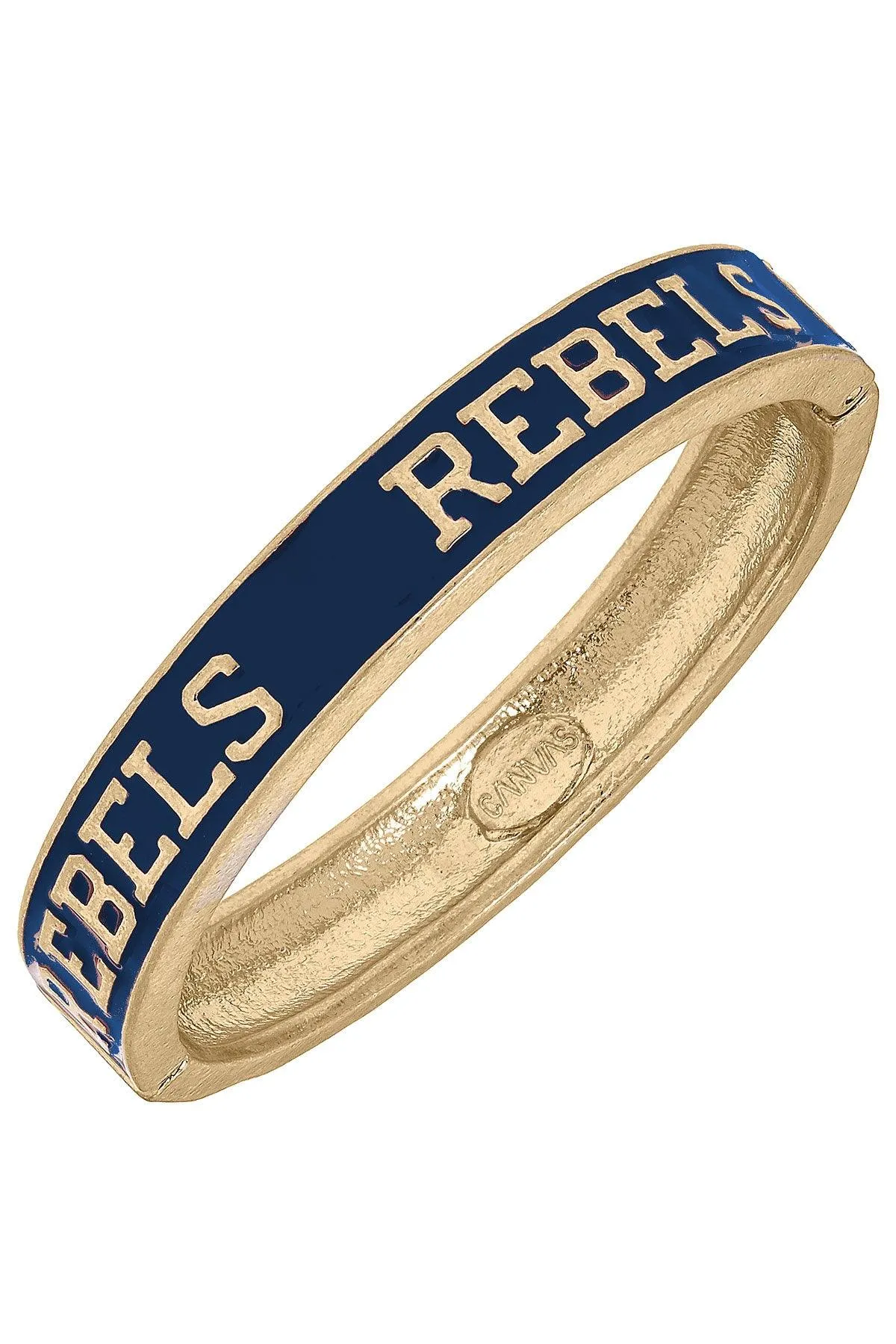 Ole Miss Rebels Enamel Hinge Bangle - FINAL SALE sold by Canvas Style