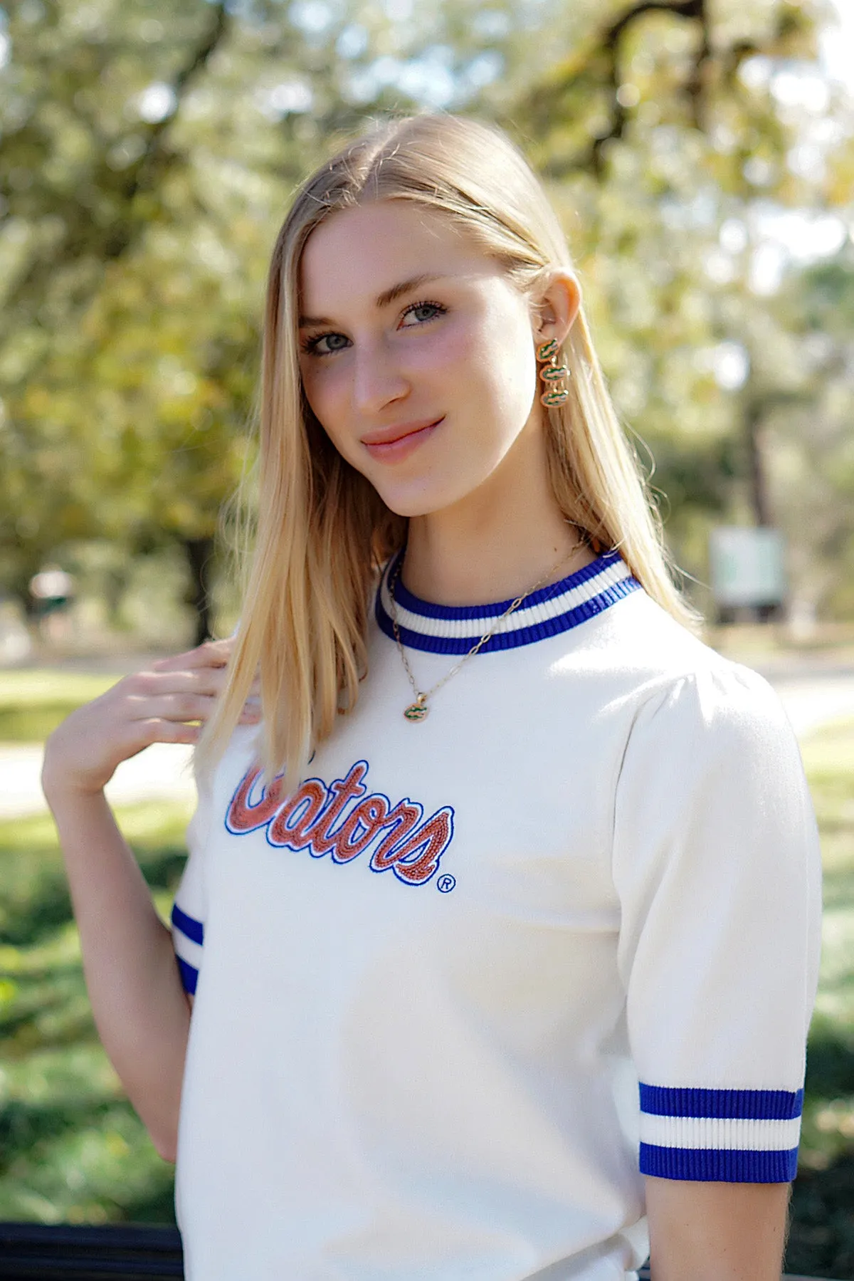 Florida Gators Enamel Pendant Necklace sold by Canvas Style product image thumbnail 2