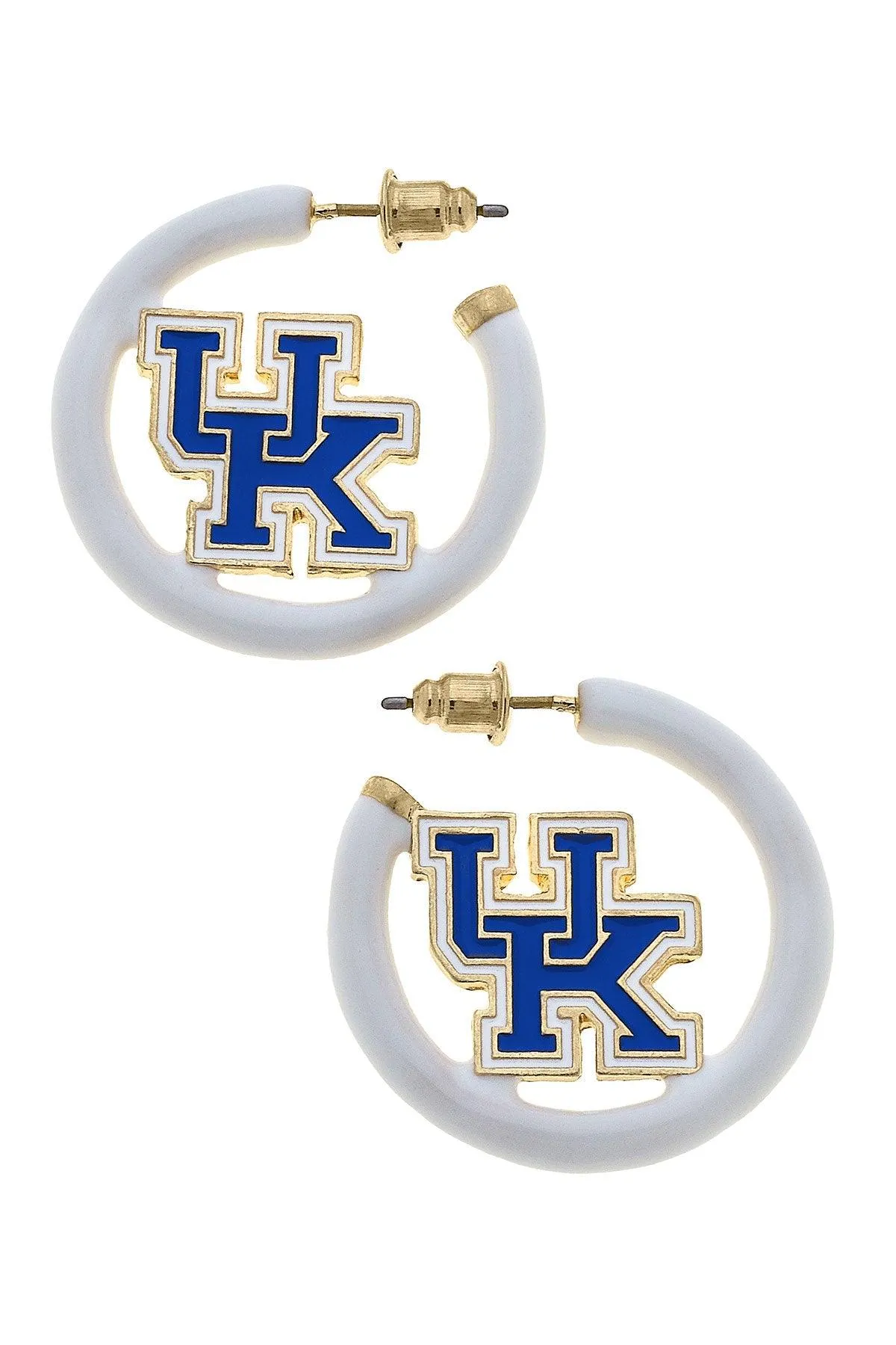 Kentucky Wildcats Enamel Logo Earrings sold by Canvas Style