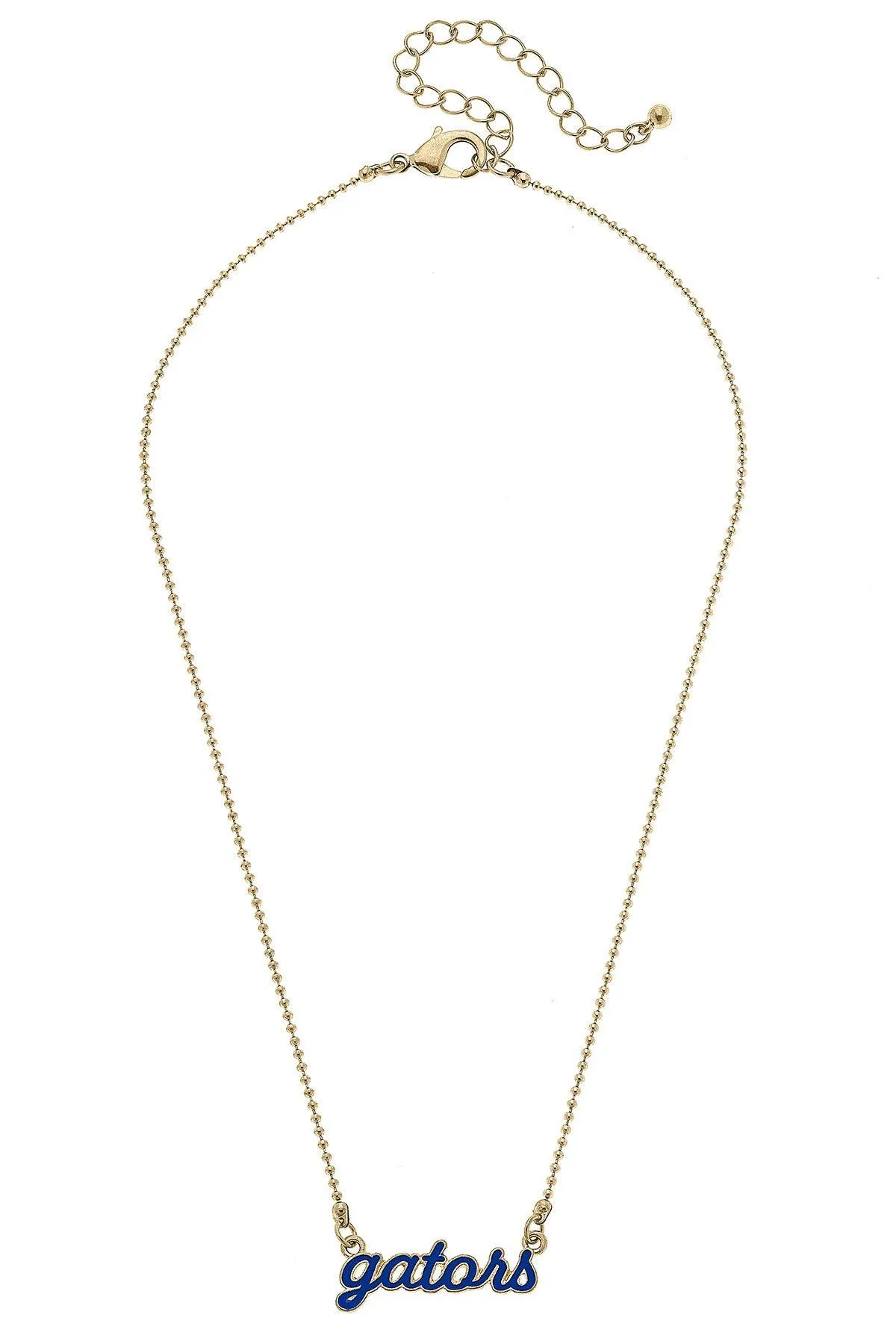 Florida Gators Enamel Script Necklace sold by Canvas Style product image thumbnail 3